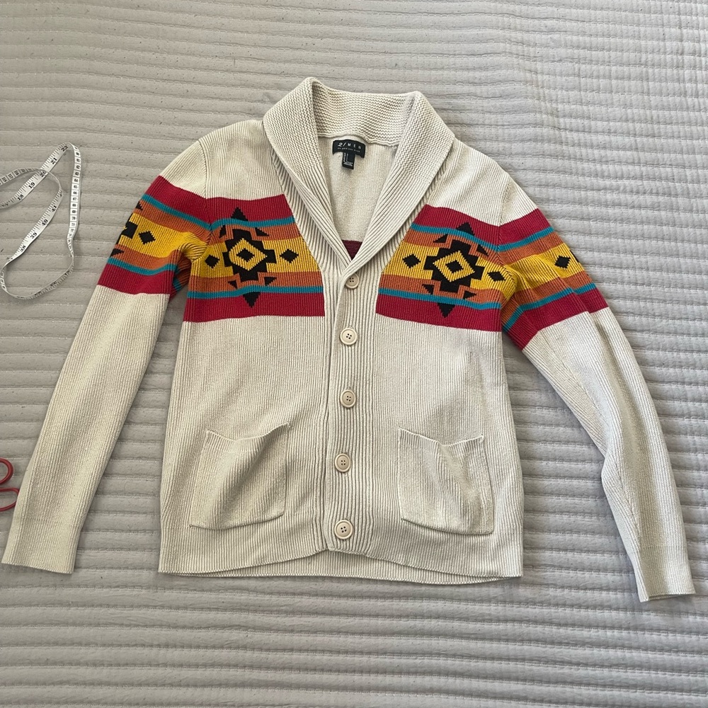 21 Men Long Sleeve Cardigan